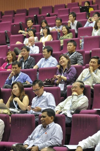 The audience