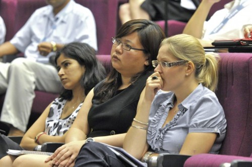 The audience