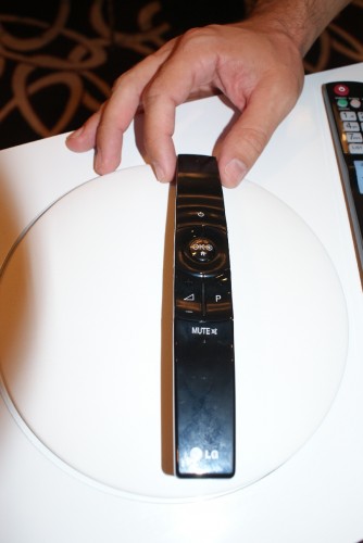 If you got extra cash, you can buy a "magic remote" (price not stated) gives you Wii-like, wand-like controls