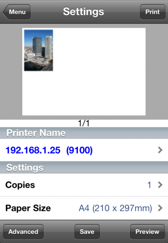 Print Utility for iOS
