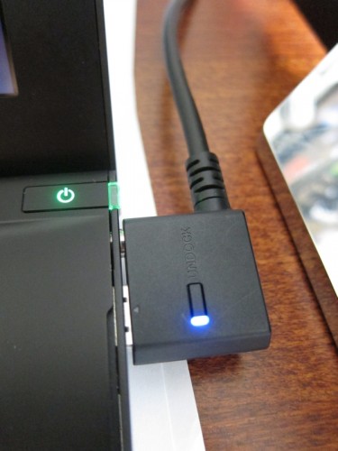 The Vaio Z's dock connector