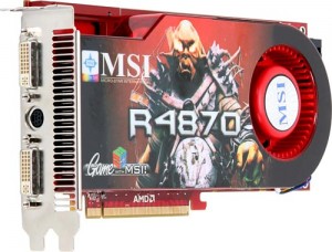 MSI HD4870 512MB card