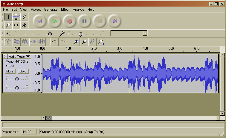 gaming export audio audacity