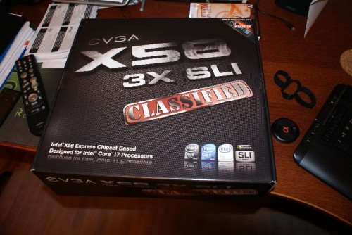 EVGA's premium X58 board - has more bells and whistles than any hardcore geek needs EVGA's premium X58 board - has more bells and whistles than any hardcore geek needs