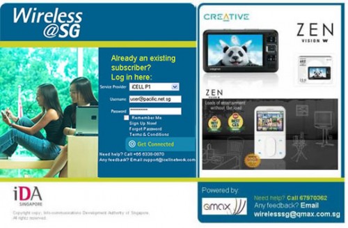 Wireless@SG login screen - say goodbye to it