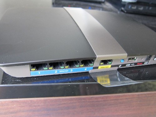My Linksys E4200 Gigabit Ethernet router