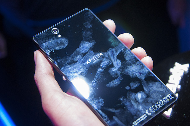 Fingerprints on the Xperia Z