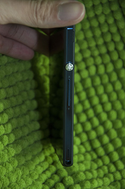 Lock button on Xperia Z