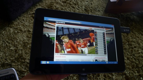 Dell Latitude 10 plays Flash