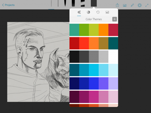 Sketch comes with built-in Color Themes, and themes you can customise yourself.