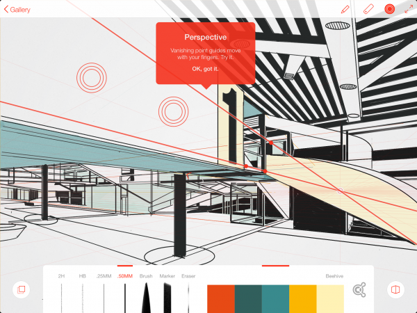 Line is pretty slick and comes with a handy Perspective Grid tool.