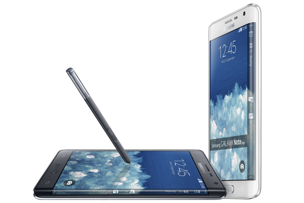 GALAXY Note Edge 4G+_Frost White and Charcoal Black_Family Shot