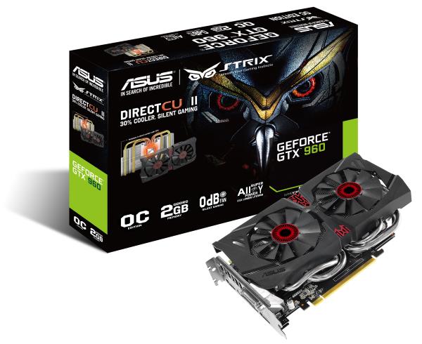 ASUS STRIX GTX960 DC2OC 2GD5