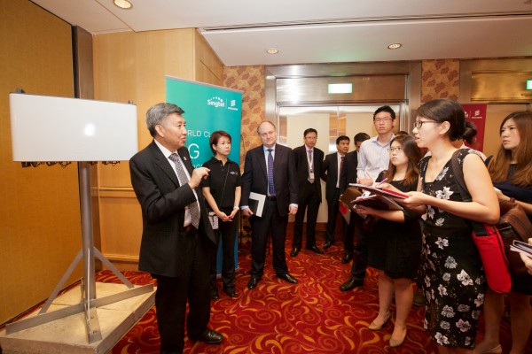 Singtel-Ericsson 5G demo