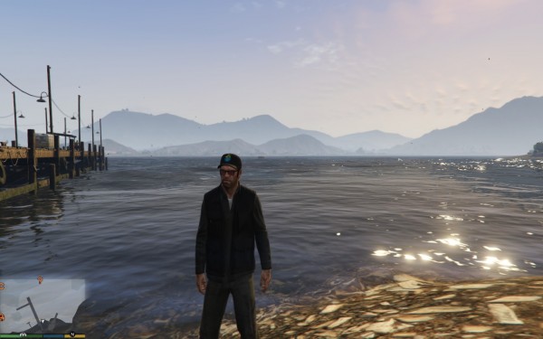 Trevor's ugly but the water in GTA V is so beautifully rendered