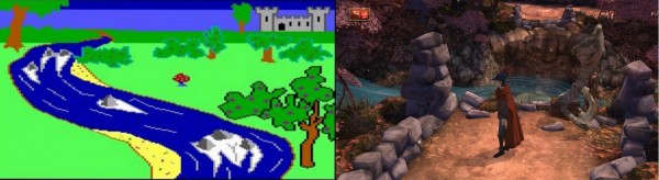 King's Quest Daventry then and now