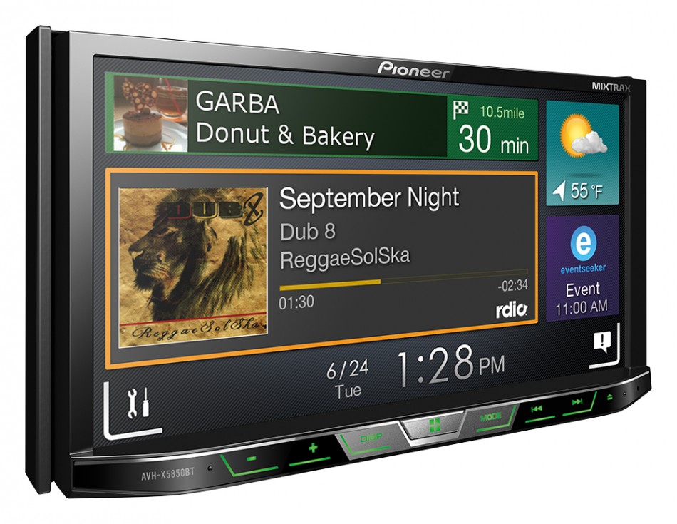 Pioneer debuts incar receiver, supports highres audio Techgoondu