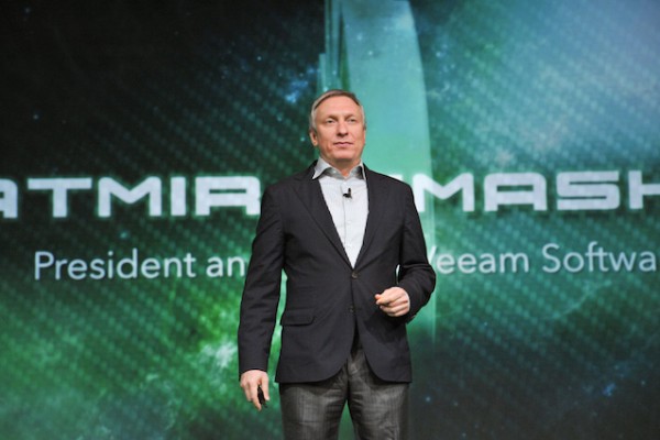 Veeam CEO Ratmir Timashev at the company's annual VeeamON tech conference