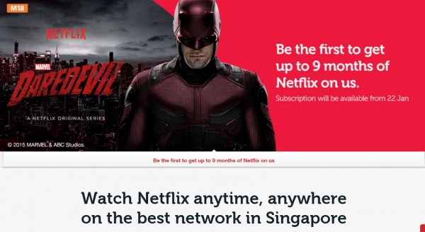 singtel netflix