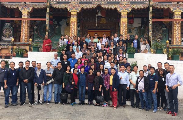 Gathering of CIOs at the ConnectGov conference in Bhutan in July. Photo: Handout.