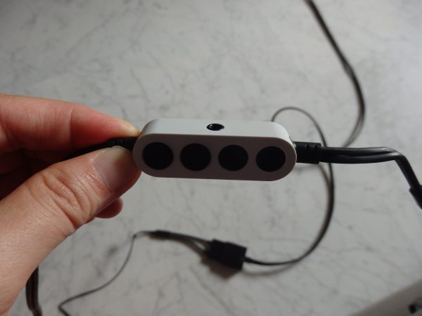 This is where you attach the earphones, control the earpiece volume and turn the headset on.