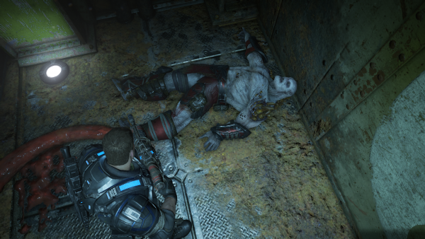 Ensure your enemies are really dead as they can be revived by their teammates or by crawling back to the nest. This one was hard to kill and is in a happier place now.