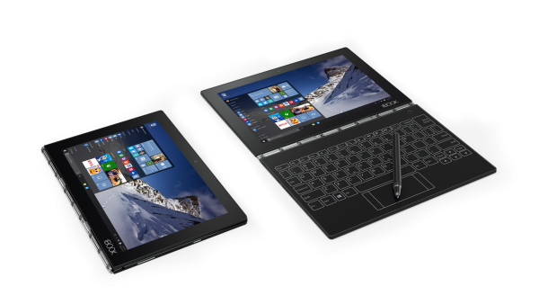 Lenovo Yoga Book has the familiar two-in-one Yoga design. PHOTO: Handout