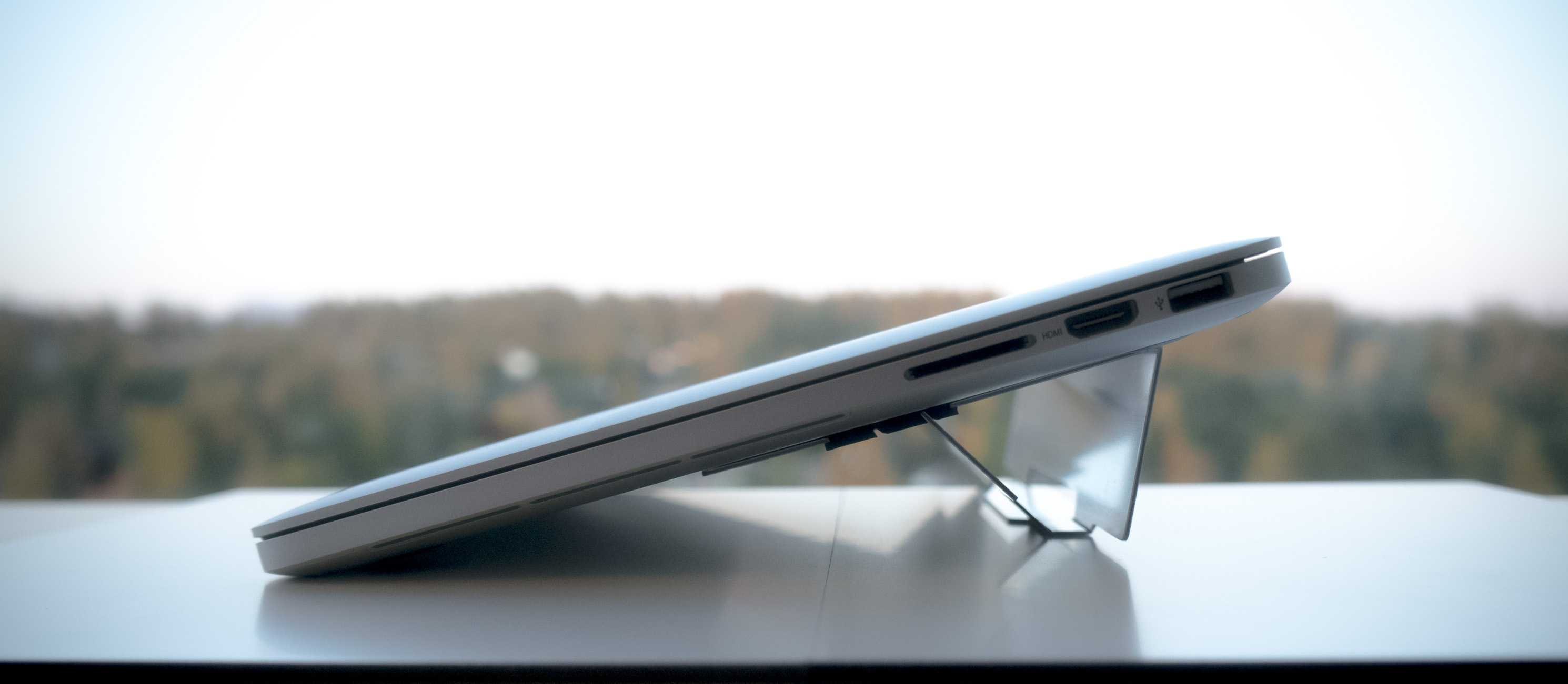 On Kickstarter Veego Stand lets users prop up laptops easily