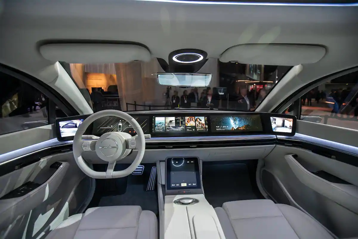 Sony shop prototype car