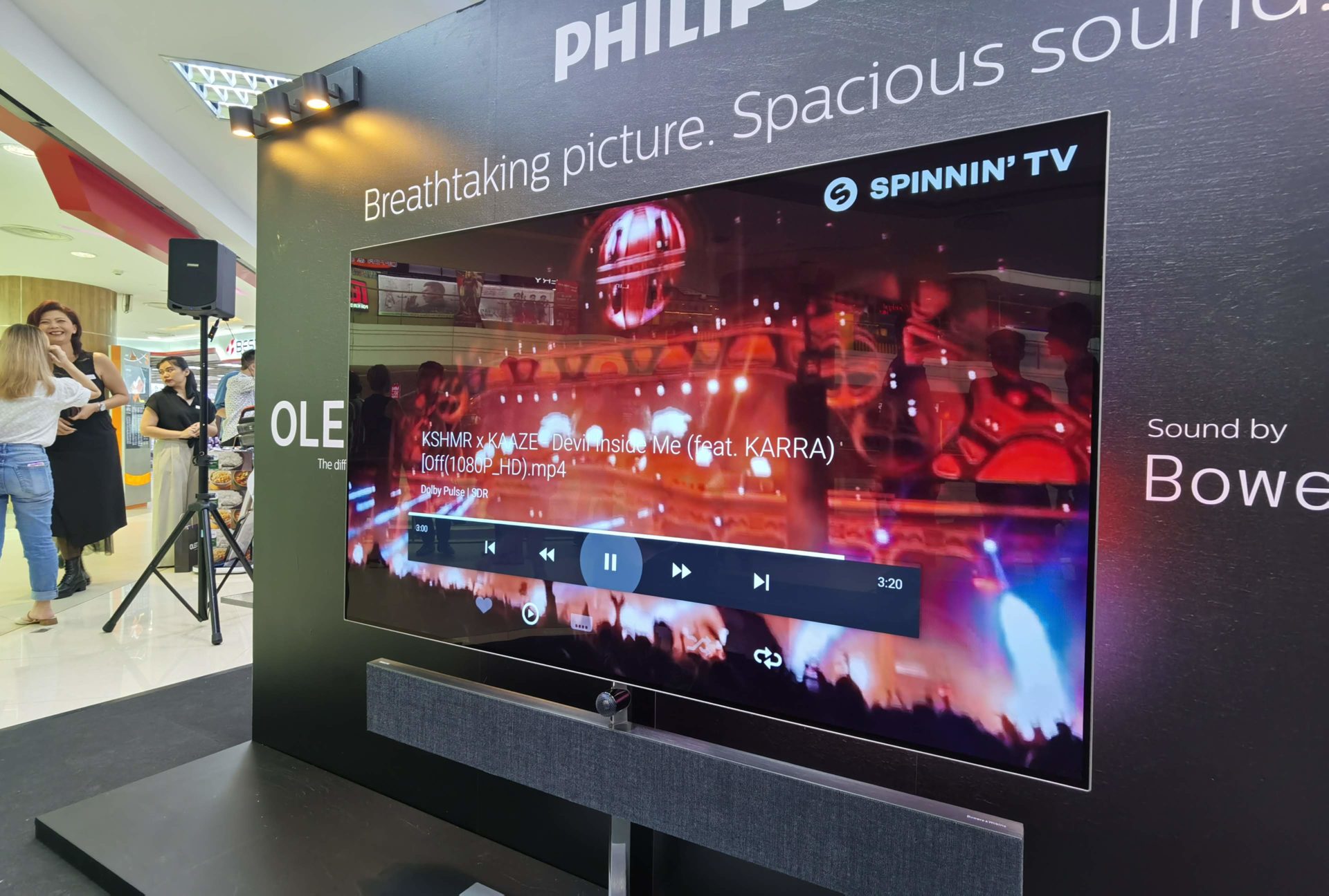 Philips offers another highend TV option in Singapore with its OLED+