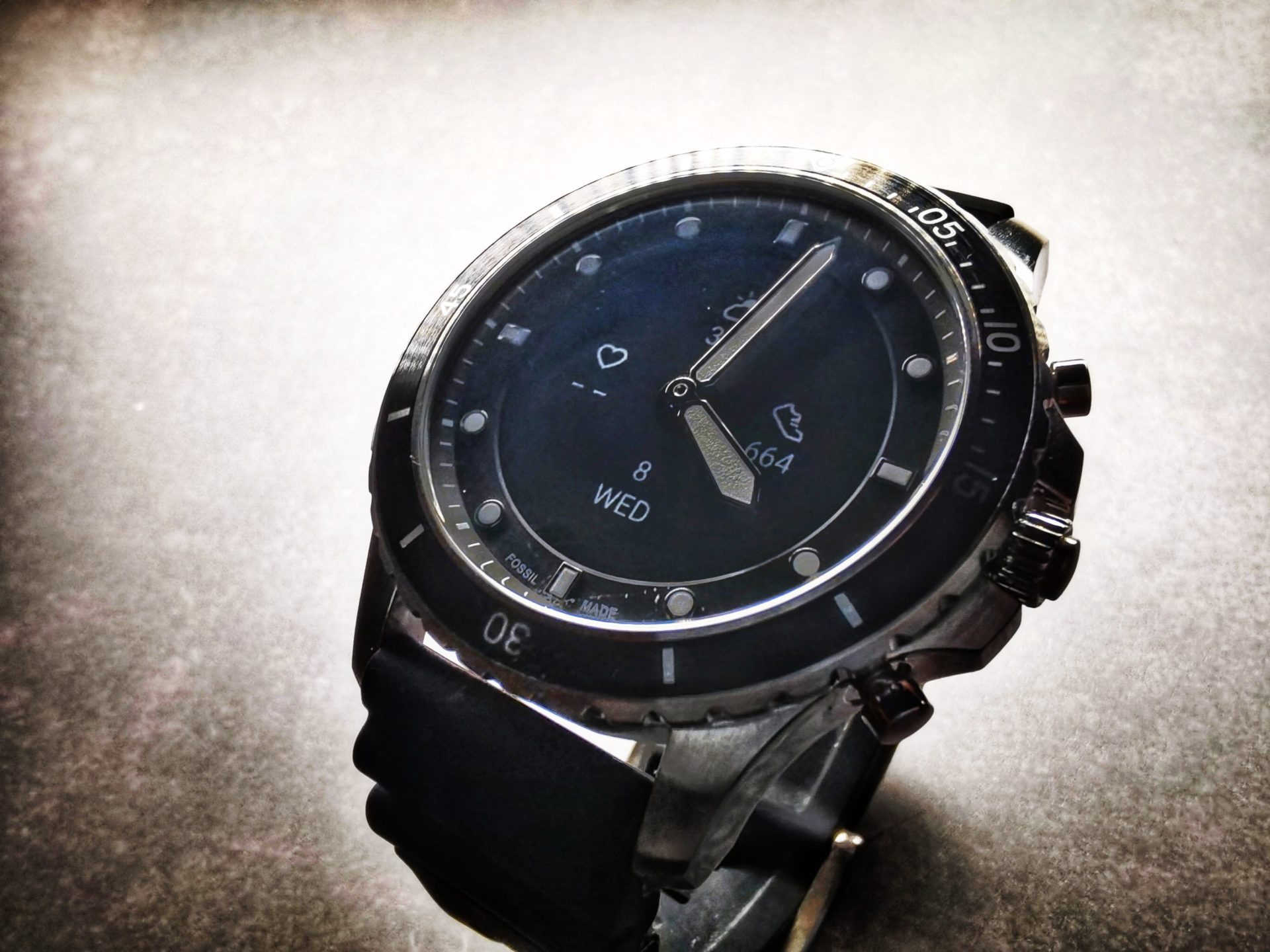 fossil hybrid blue