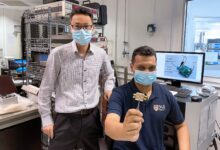 NUS engineers turn Wi-Fi signals into electricity to power an LED light