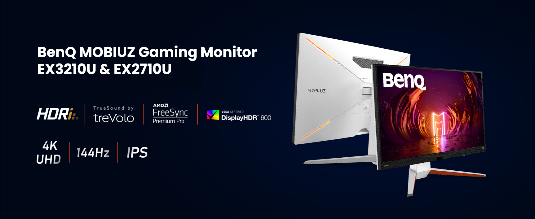 BenQ MOBIUZ EX2710U Gaming Monitor with Immersive Gameplay